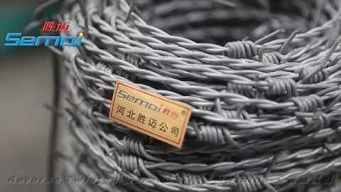 Automatic high speed Reverse barbed wire making machine