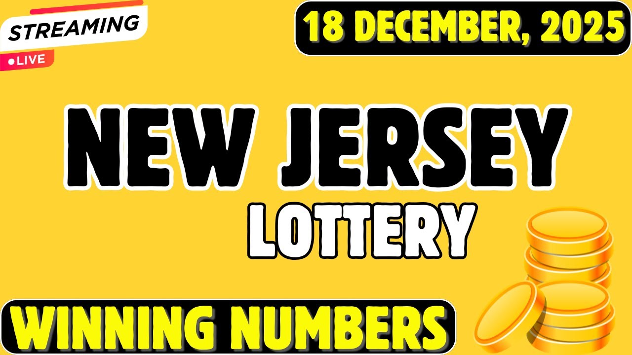 New Jersey Midday Lottery Results For - 18 Dec, 2025 - Pick 3 - Pick 4 - Cash 5 - Pick 6 - Powerball