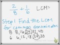 Adding fractions with unlike denominators