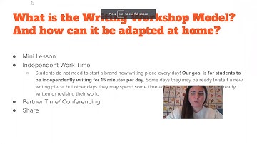 Tips for Implementing Writing Workshop at Home