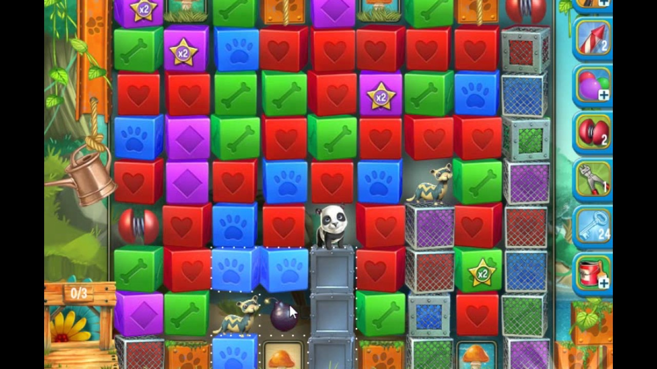 Pet Rescue Saga, Pet Island, 17th March 2017, level 4 😈 ►TOBIAS DEAMON◄