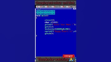 #37 Blink your text in C language | #c_programming #shorts #c_language #coding #programme #c_program