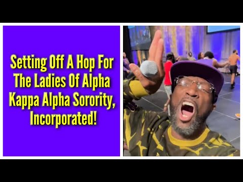 Setting Off A Hop For The Ladies Of Alpha Kappa Alpha Sorority, Incorporated!