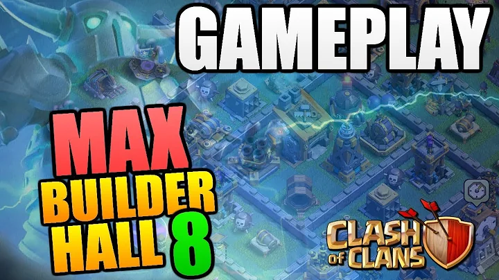 Max Builder Hall 8 Gameplay! Ny Super Pekka Attack