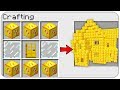 HOW TO CRAFT a LUCKY BLOCK HOUSE in MINECRAFT? SECRET RECIPE