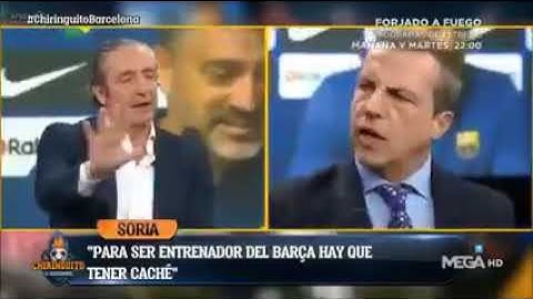 Pedrerol se cabrea con Cristobal Soria y casi le despide.