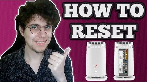 Hoe u uw Verizon-router opnieuw instelt