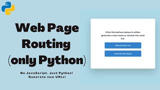 Simple Python Web Pages with Reflex