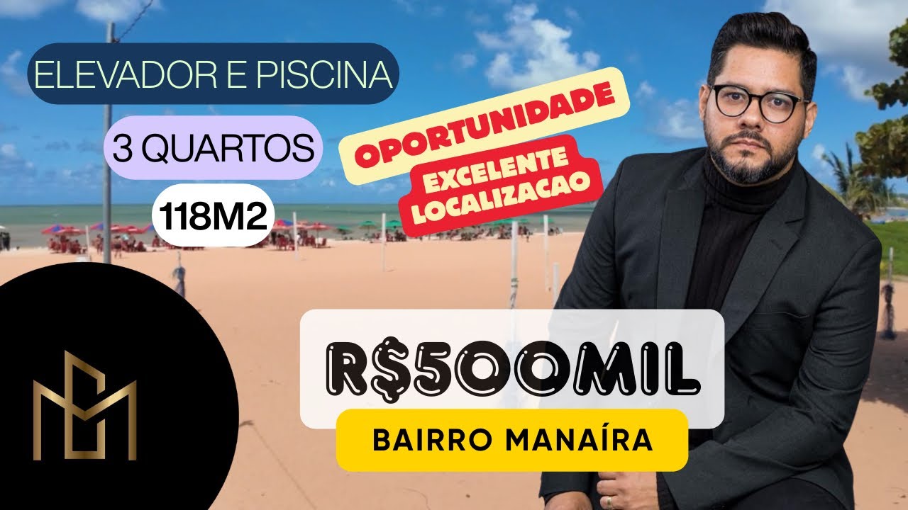 🚨 OPORTUNIDADE ÚNICA EM MANAÍRA! 118M² POR APENAS R$ 500 MIL! 🚨