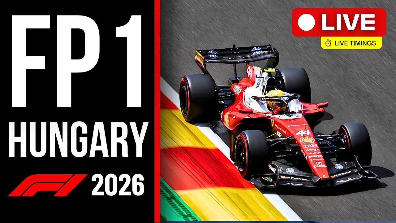 🔴 F1 LIVE - HUNGARY FP1 - Live Timing & Commentary