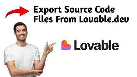 How To Export Source Code Files From Lovable.dev