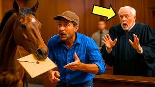 KŮŇ VTRHNE DO SOUDNÍ SÍNĚ S DŮKAZEM O FARMÁŘOVĚ NEVINĚ… ALE KDYŽ ZJISTÍ DŮVOD