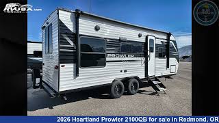 Unbelievable 2026 Heartland Prowler Travel Trailer RV For Sale in Redmond, OR | RVUSA.com