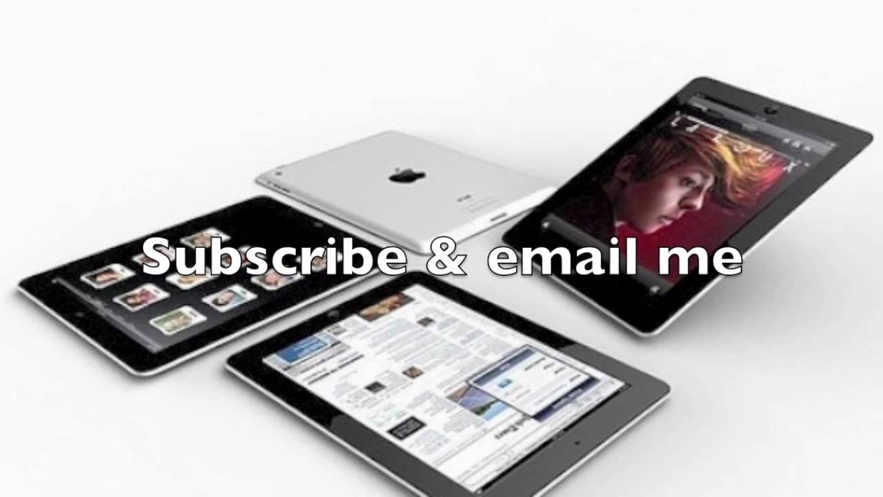 More iPad Giveaways to come  subscribe for future giveaways