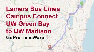 Green Bay to Madison TimeWarp Trip From Green Bay To Milwaukee Airport Time Lapse