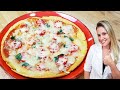 Pizza com POUCOS CARBOIDRATOS Fininha e DELICIOSA - MUITO FÁCIL