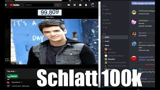 jschlatt hits 100k 100k times and does a face reveal (w/antvenom)