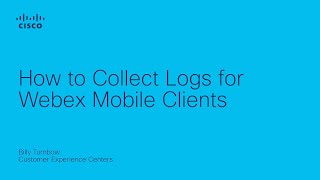 How to Collect Logs for Webex Mobile Clients | Troubleshooting on iOS & Android screenshot 3