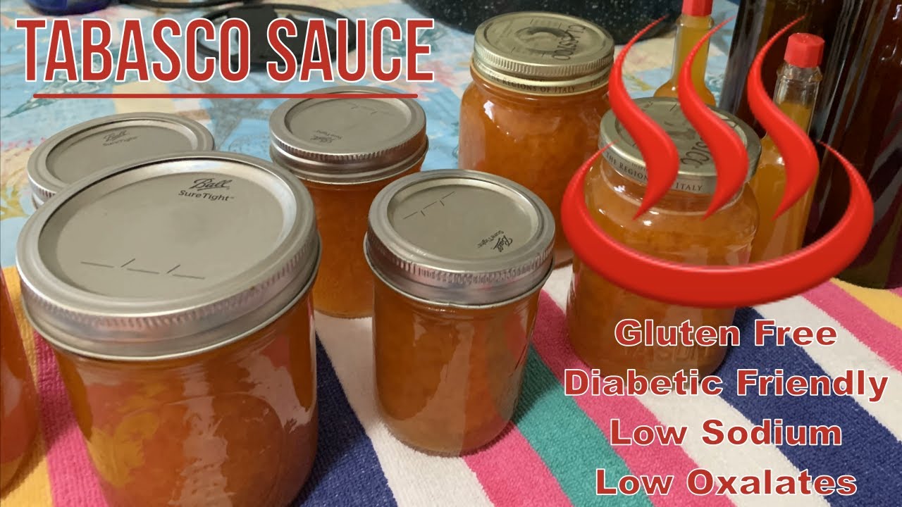 23006 Tabasco Sauce Gluten Free, Diabetic Friendly, Low Sodium, Low