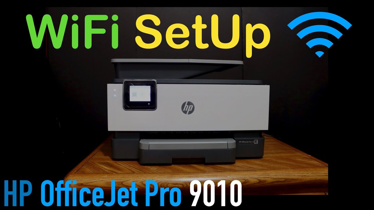 How to setup Wirelessly to HP Officejet pro 9010 Printer 