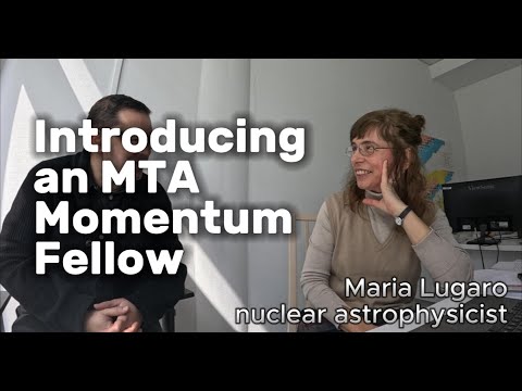 Egy MTA Lendület-kutató bemutatása (angolul) - Introducing an MTA Momentum Fellow
