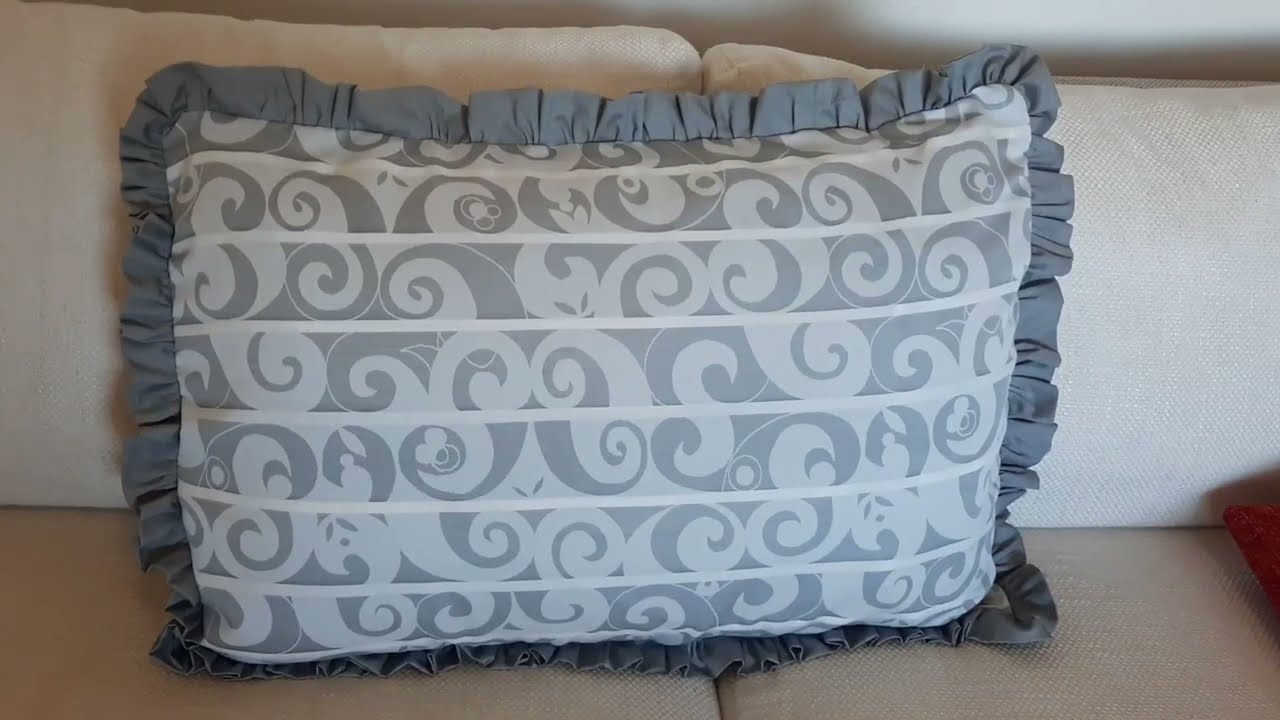 Fırfırlı yastık kılıfı dikimi / Sewing pillowcases / Ruffled pillowcases