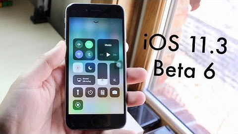 iOS 11.3 BETA 6 On iPHONE 6! (Review)