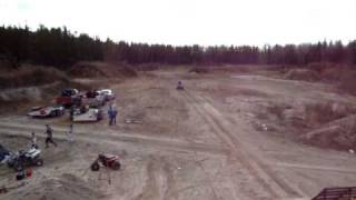 dvx 400 and rm 250 hitting freestyle jump