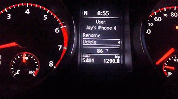 Unpair and  delete your phone from your VW