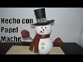 Muñeco de nieve falsa ceramica- Ceramic fake snowman- boneco de neve falso cerâmico