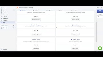 Introduction to Inkybay Dashboard - Shopify customize products