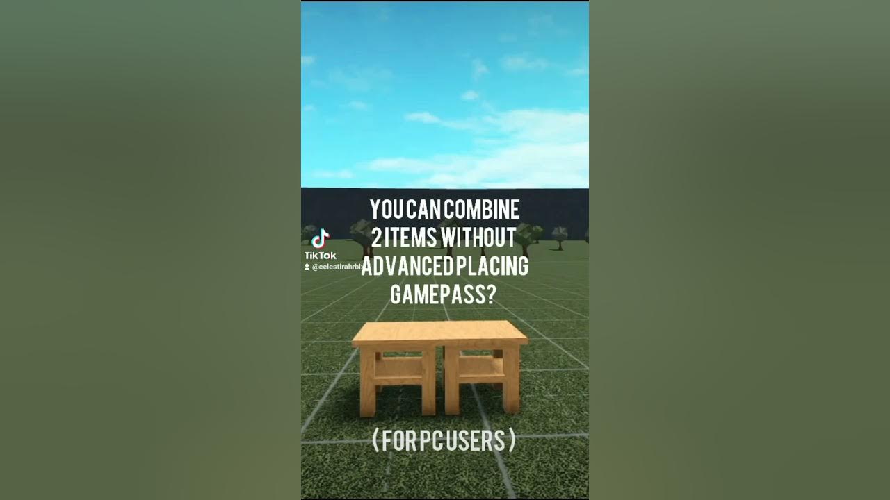 BLOXBURG ADVANCED PLACING FOR FREE!! 🤩 (part 1 for pc users) YouTube