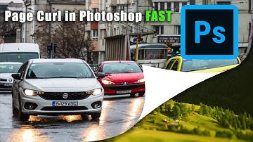 PS Adobe Photoshop - How to Page Curl in Adobe Photoshop | Professor VFX