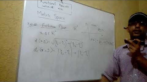 Functional Analysis | A Course | Lecture 2 ( Metric Spaces )