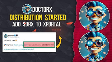 DOCTORX Distribution Started | Add $DRX in xPORTAL #doctorx #drx #distribution