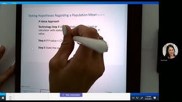 Section 10.3: Hypothesis Tests for a Population Mean (pt 1)