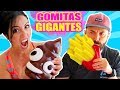 Las GOMITAS más GIGANTES del MUNDO! Giant Gummy Food ft El Pipi - SandraCiresArt