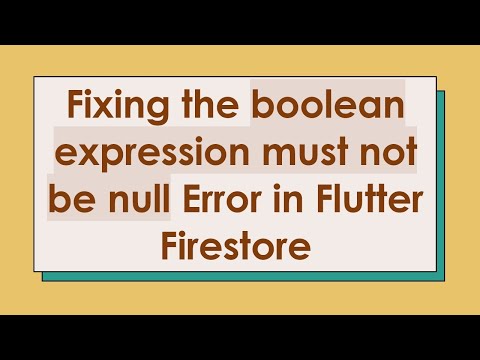 Fixing the boolean