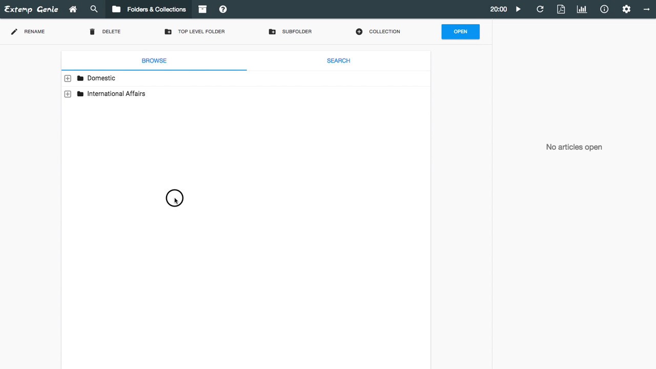Extemp Genie V3 - Folders and Collections - YouTube