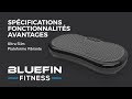 Bluefin fitness plateforme vibrante 1000w pour musculation et perte de poids