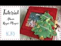 Tutorial: Álbum navideño &quot;Reyes Magos&quot; de María Marín. Kora Projects. Scrapbooking