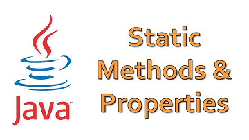 Static Properties and Methods in Java