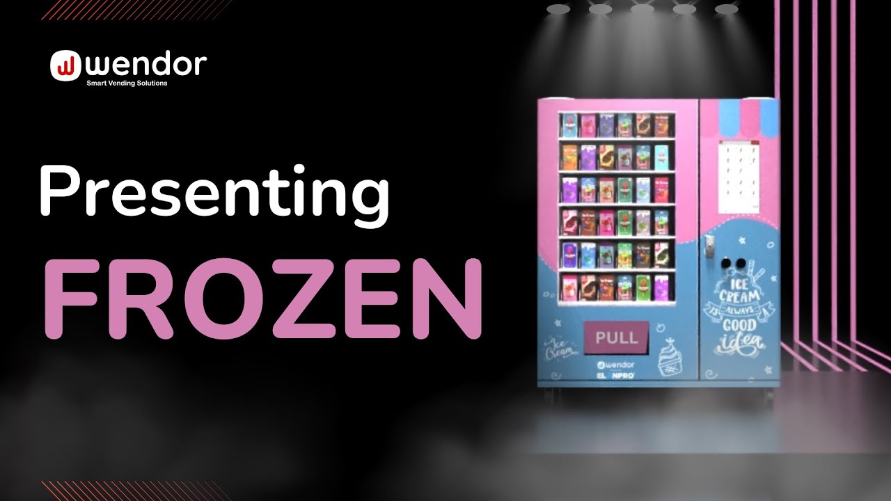 Introducing Wendor Frozen I Wendor Smart Vending Machine I Icecream vending machine
