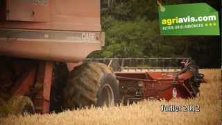 Moisson des escourgeons avec une Case Axial Flow 1640