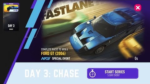 FORD GT (2006) | Fastlane - Day 3 (Chase) | NFS: No Limits
