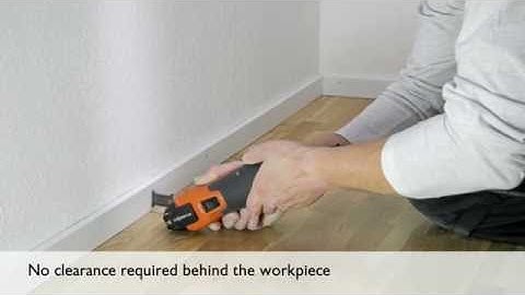Baseboard cutting with FEIN MultiMaster 350QSL