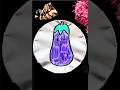 Eggplant drawing🍆🍆 #asmr #asmrsounds #shortsviral #satisfying #oddlysatisfying #drawing #relaxing