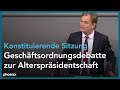 20. Bundestag: Geschäftsordnungsdebatte zur Alterspräsidentschaft am 26.10.21