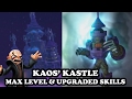 Skylanders imaginators  playable kaos kastle gameplay  max level  upgraded skills
