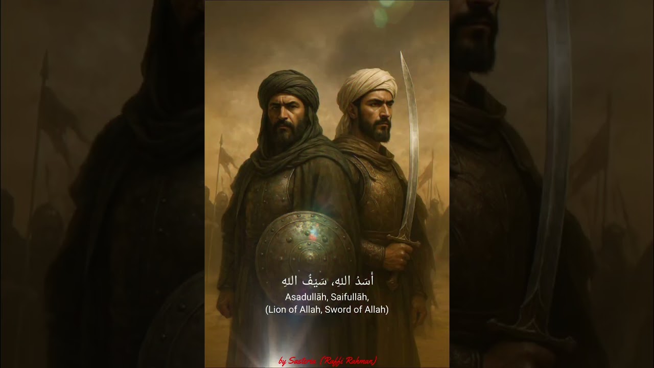 🦁⚔️ Hamzah and Khalid – The Lion and Sword of Allah